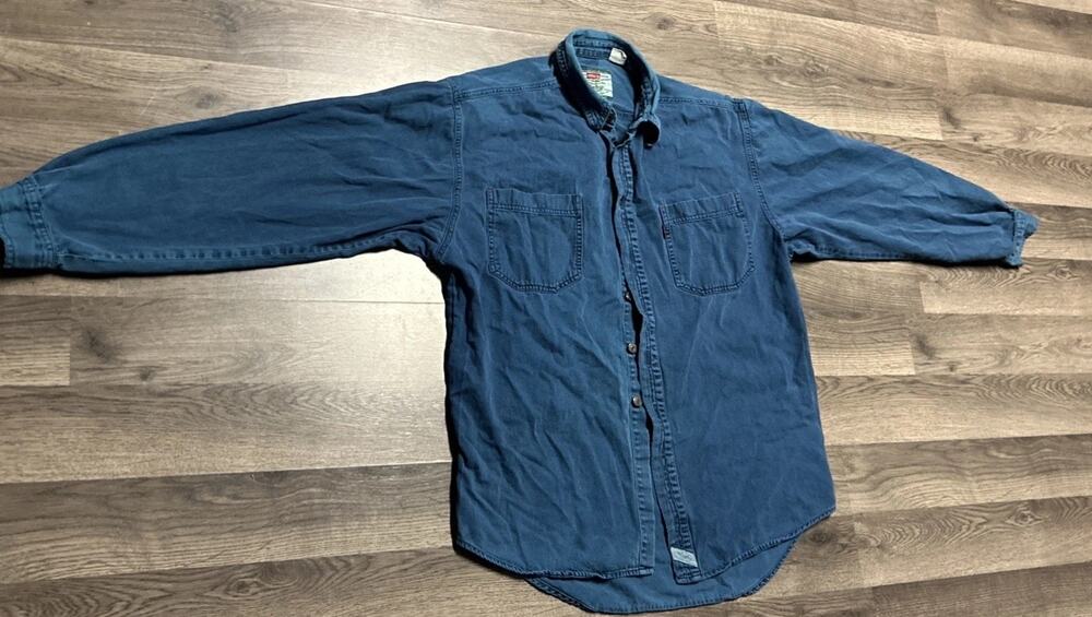 Levi Men’s L Denim Button Up Long Sleeve Shirt